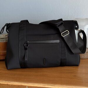 Thacker Carey Tote Bag Black Neoprene Weekend Overnight